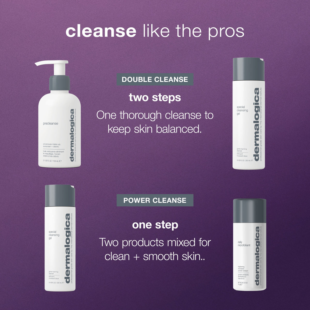 expert cleanse + glow (3 full-size)