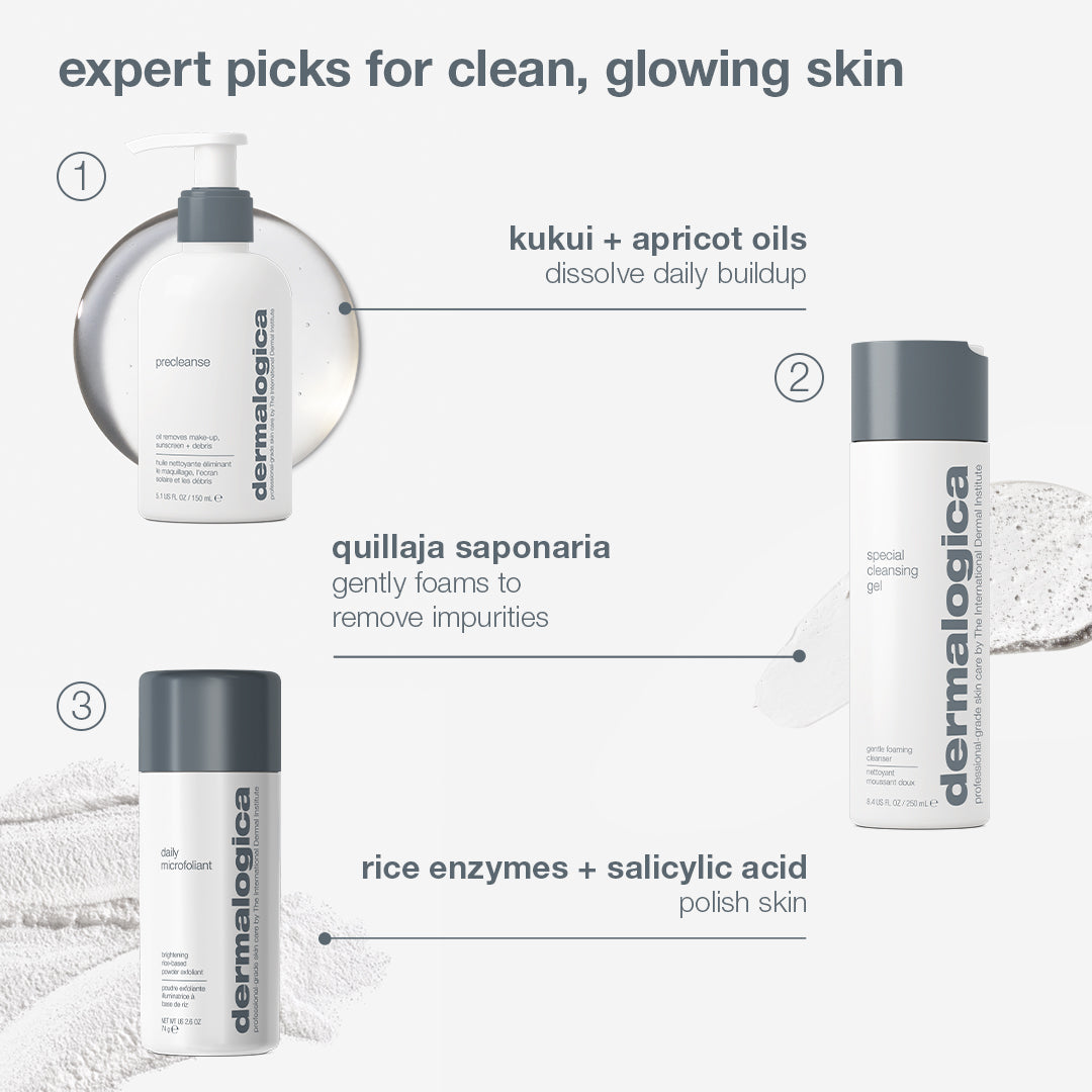 expert cleanse + glow (3 full-size)