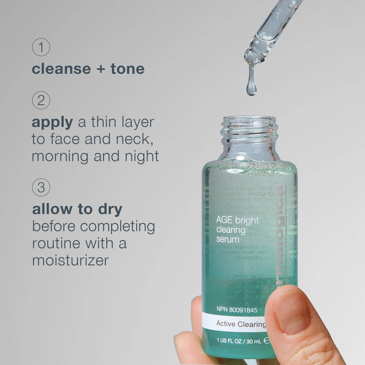 age bright clearing serum