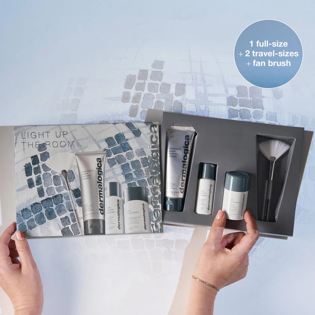 light up the room (1 full-size + 2 travel-size)