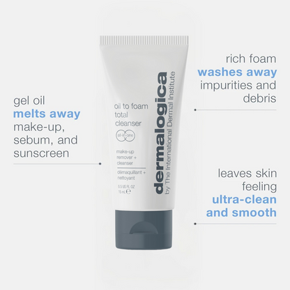 oil to foam total cleanser - 15 mL