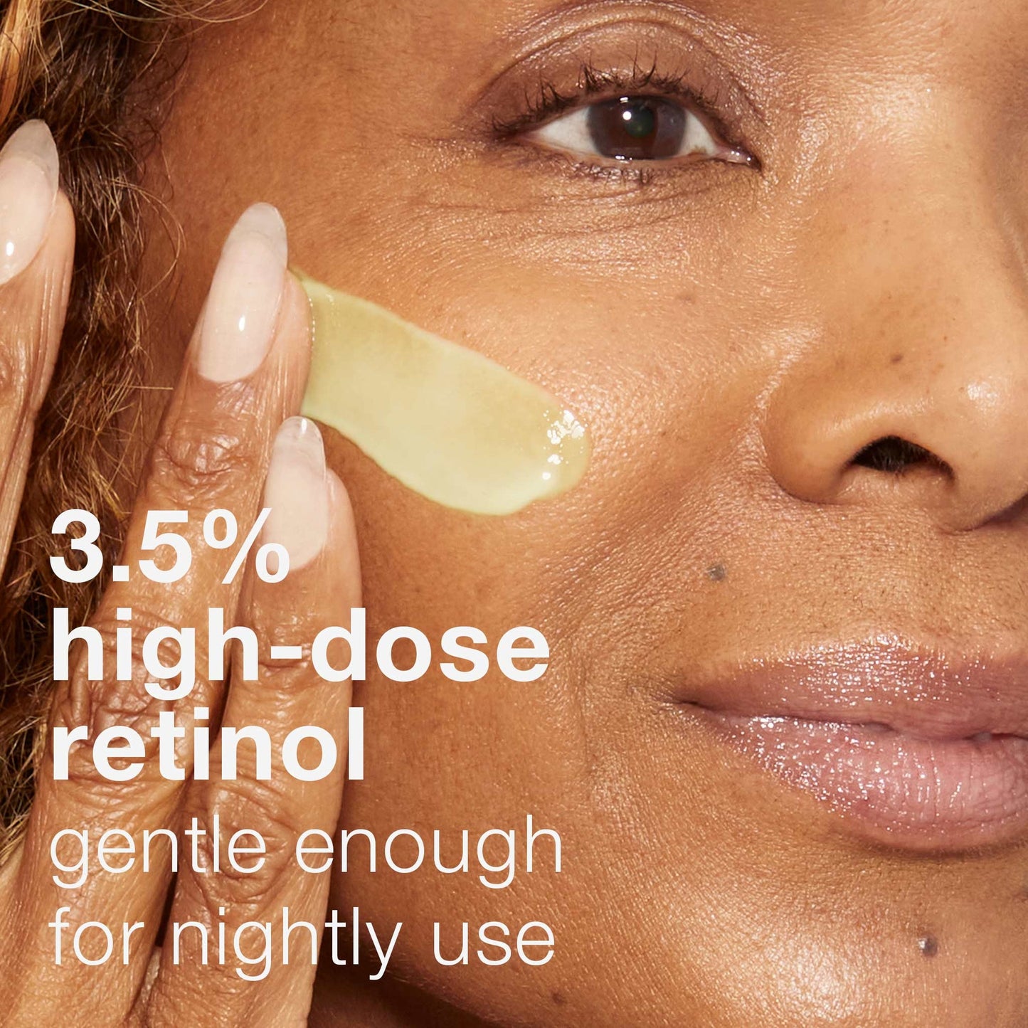 Gentle enough for nightly use. After cleansing, apply a thin layer over face. Keep out of eyes. Use nightly.