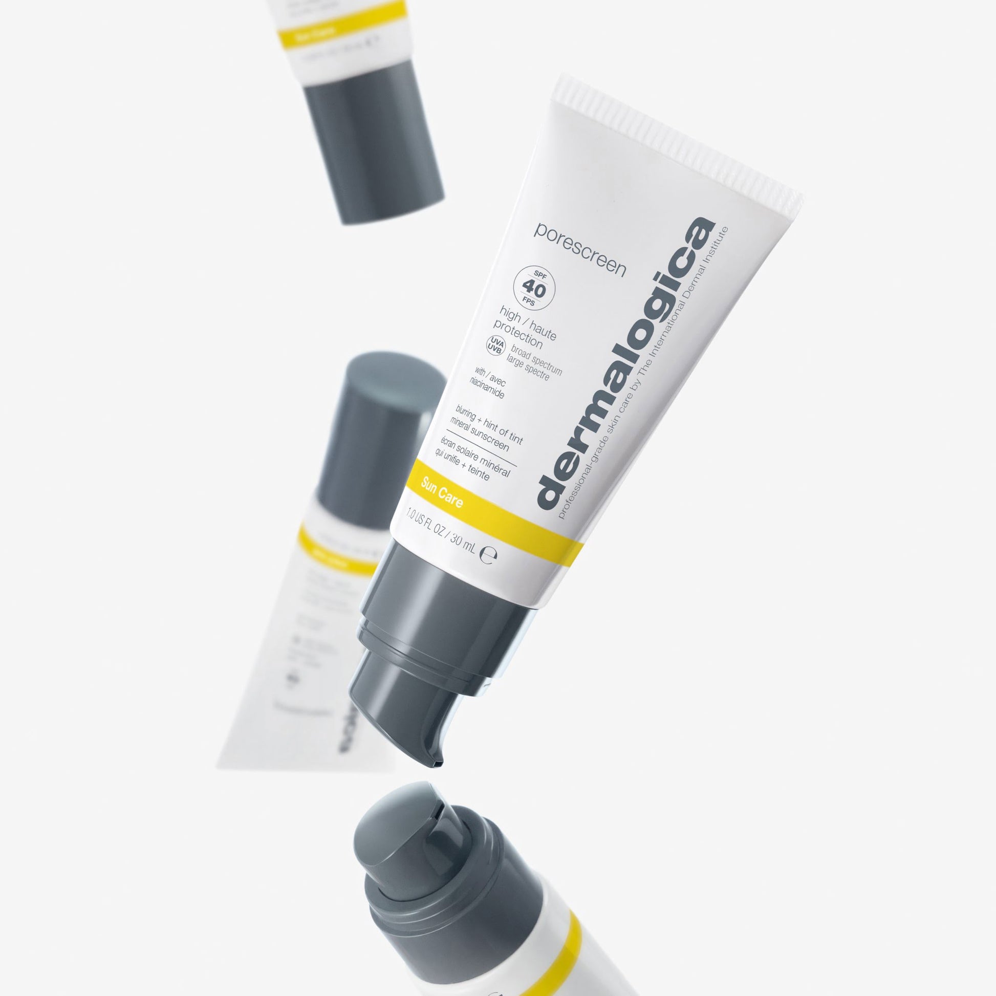 Porescreen SPF 40 helps reduce the appearance of pores and hydrate skin for improved texture, and enhancing skin tone